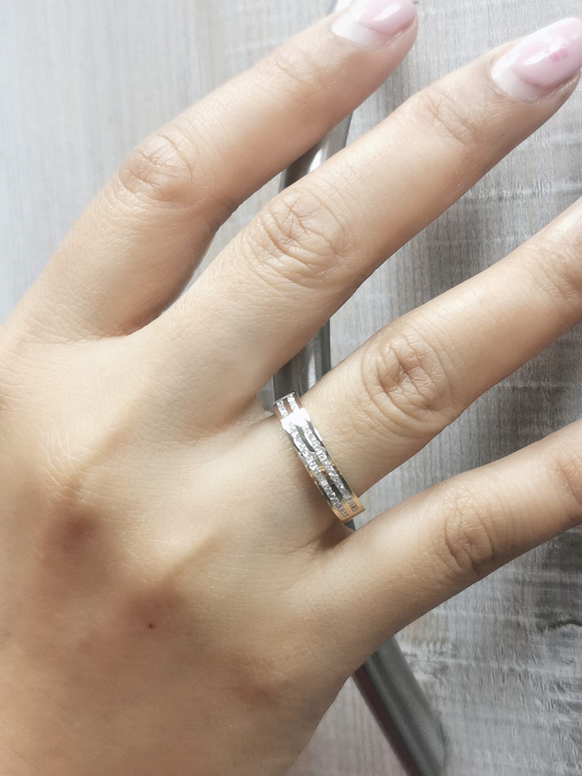 18K Yellow Gold Princess Cut Diamond Band – 0.43 Carats | Wedding & Eternity Ring