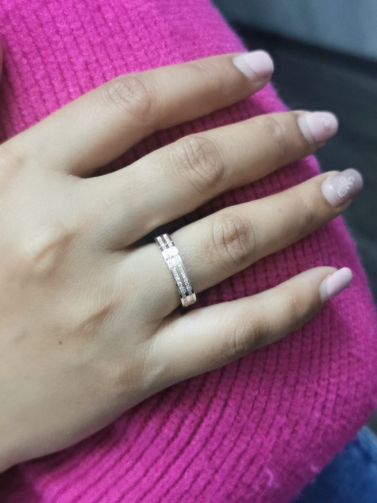 18K Yellow Gold Princess Cut Diamond Band – 0.43 Carats | Wedding & Eternity Ring