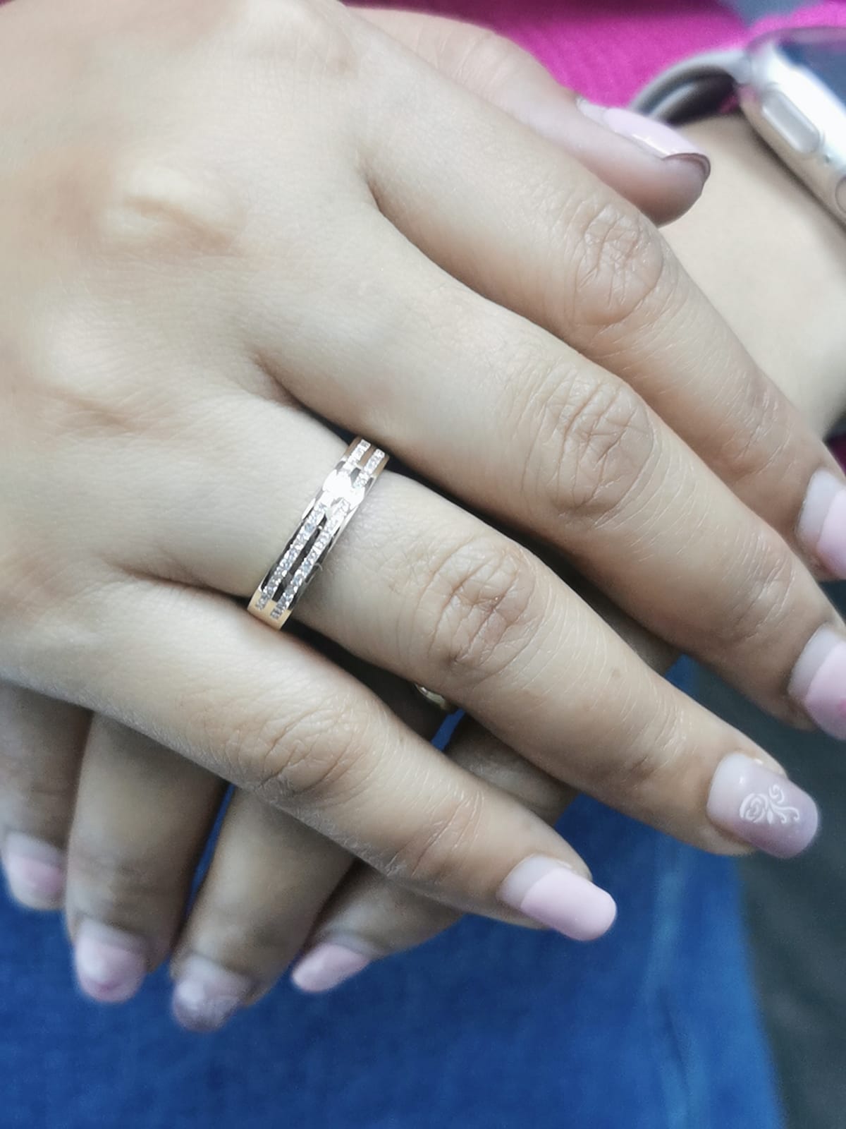 18K Yellow Gold Princess Cut Diamond Band – 0.43 Carats | Wedding & Eternity Ring