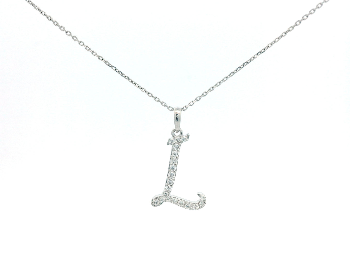 18K gold diamond initial pendant featuring 0.17 carats of brilliant diamonds, personalized letter necklace, luxury monogram jewelry gift.