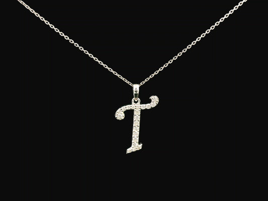 18K gold diamond initial pendant featuring 0.20 carats of brilliant diamonds, personalized letter necklace, luxury monogram jewelry gift.
