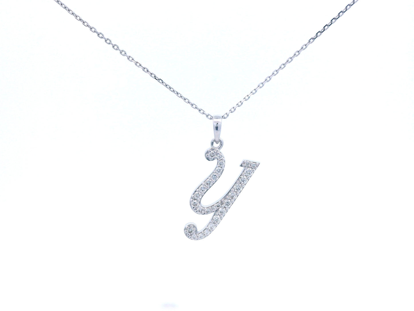 18K gold diamond initial pendant featuring 0.24 carats of brilliant diamonds, personalized letter necklace, luxury monogram jewelry gift.