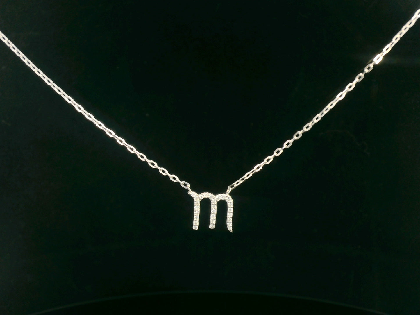 Scorpio Zodiac Necklace in 18K Gold with Diamonds
