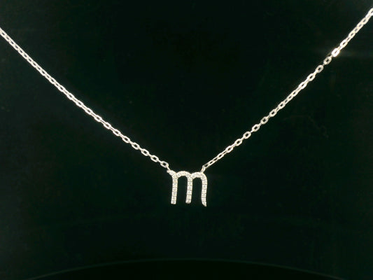 Scorpio Zodiac Necklace in 18K Gold with Diamonds