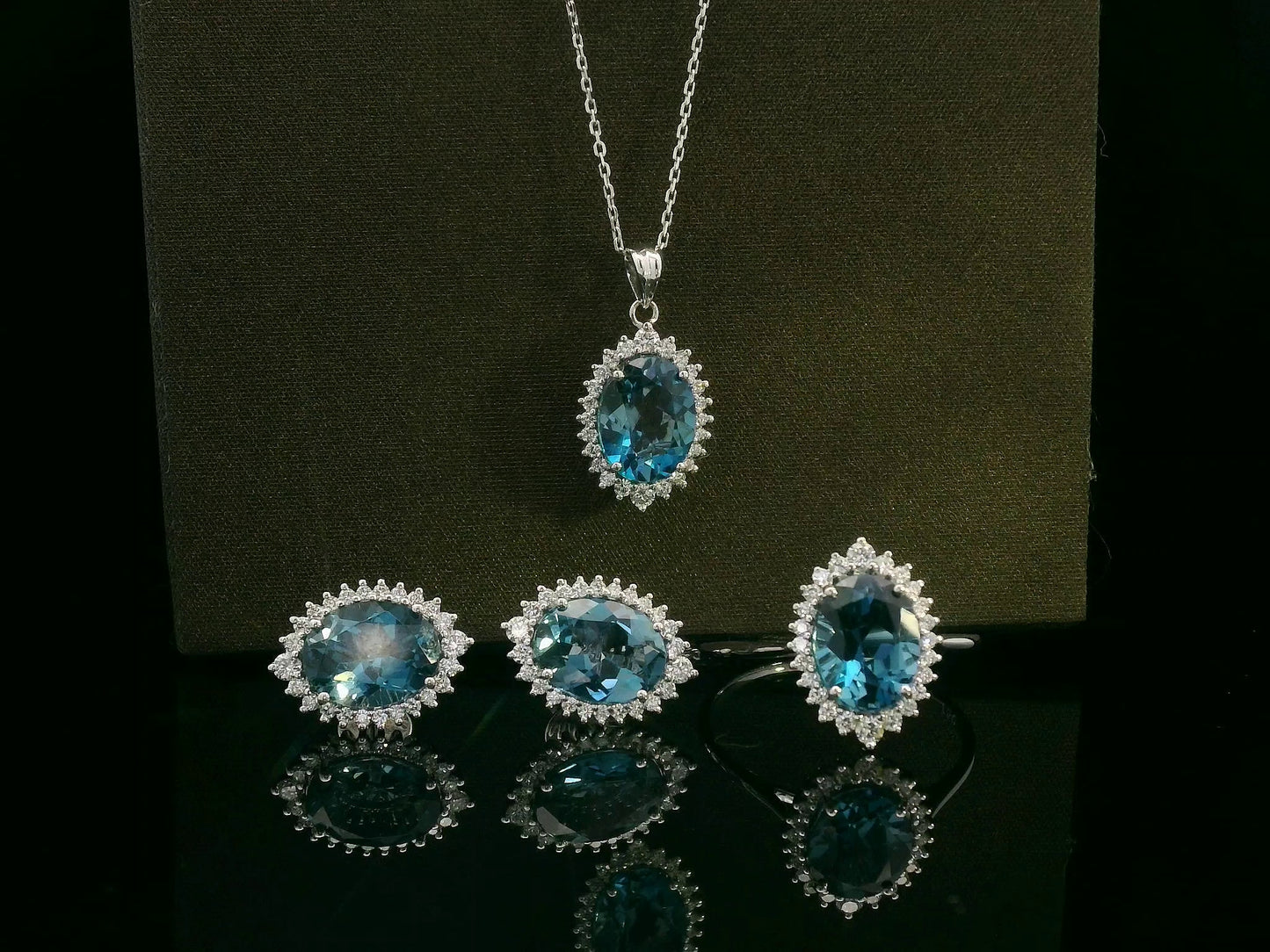 London Blue Topaz full set