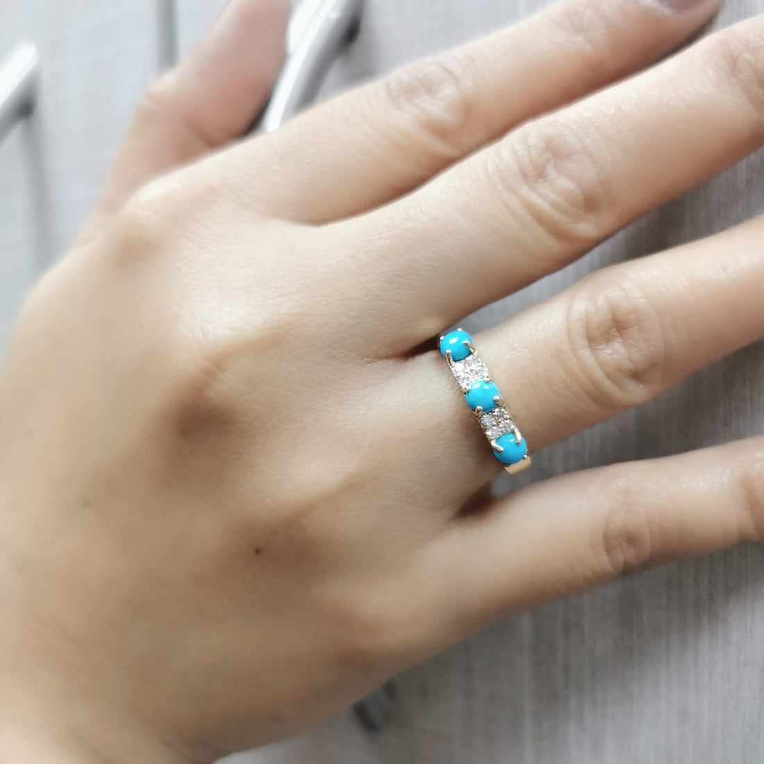The Timeless Elegance of Turquoise  Diamond Jewelry