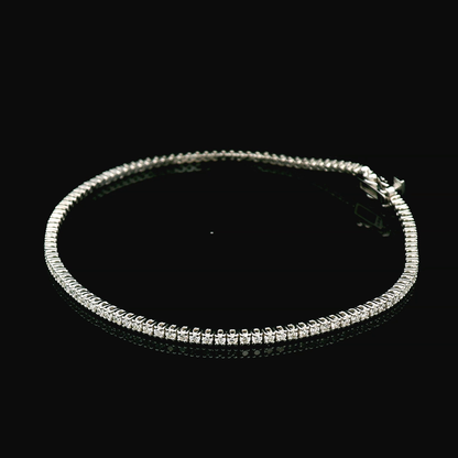 18K Gold Diamond Tennis Bracelet | 1.29 Carats of Brilliant Diamonds