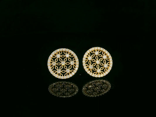 18k-gold-diamond-vintage-filigree-floral-circle-earrings.


