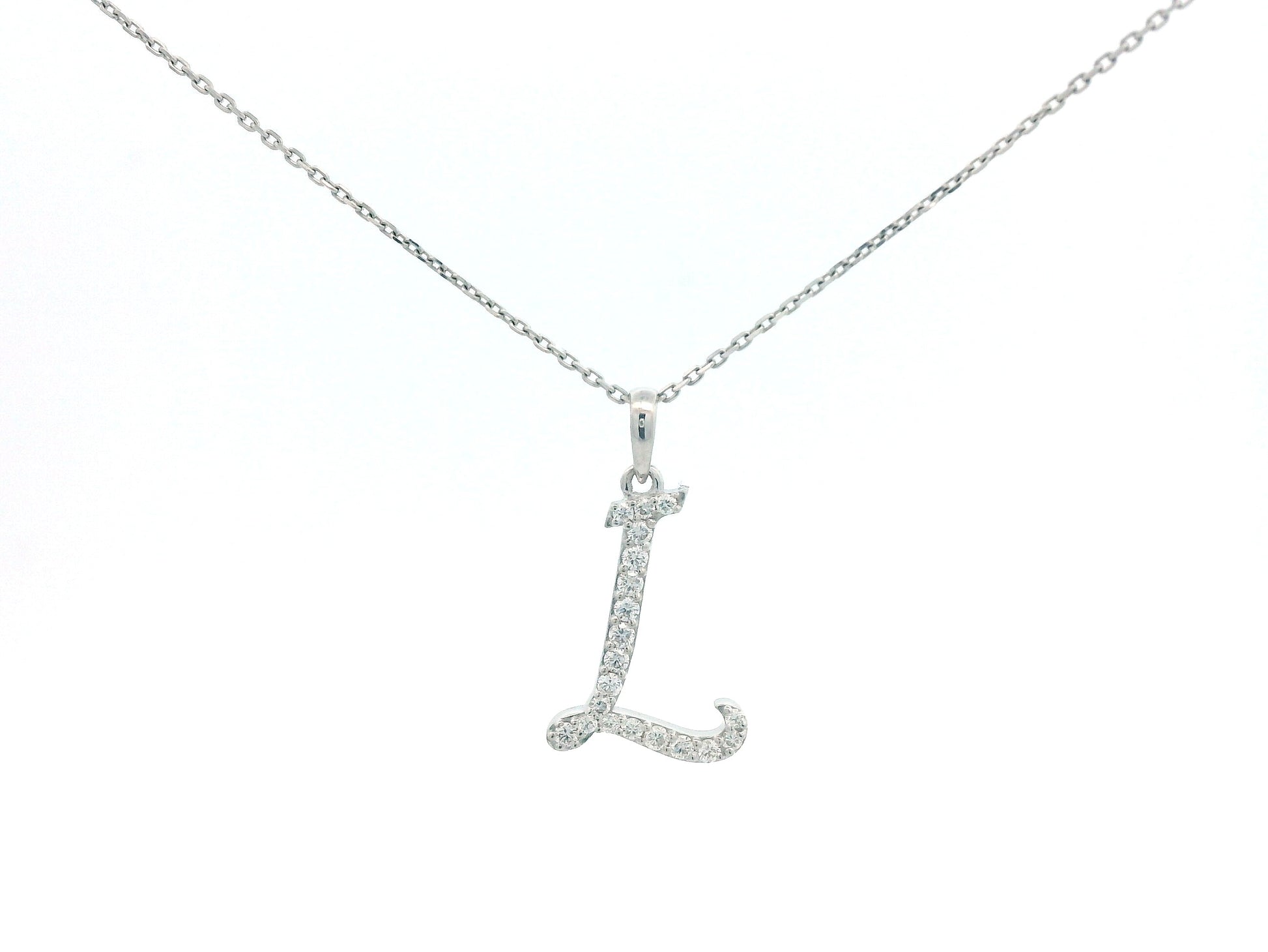 18K gold diamond initial pendant featuring 0.17 carats of brilliant diamonds, personalized letter necklace, luxury monogram jewelry gift.