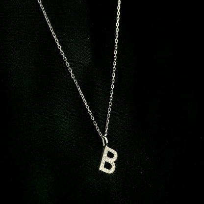 Diamond Initial B Pendant
