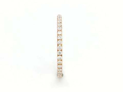 Half Eternity Diamond Ring in 18K Rose Gold | 0.23 Carats of Elegant Sparkle