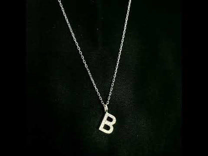 Diamond Initial B Pendant