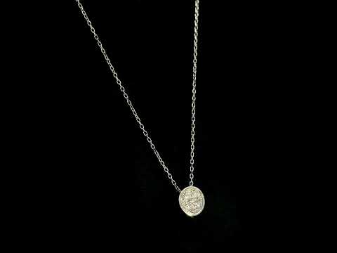 18K yellow gold diamond cross pendant set with 3.22 carats of princess cut diamonds and a diamond-set bail.