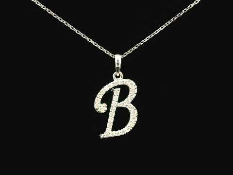 18K gold diamond initial pendant featuring 0.21 carats of brilliant diamonds, personalized letter necklace, luxury monogram jewelry gift.