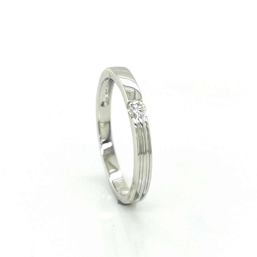 Unisex Solitaire Diamond Ring