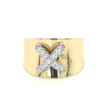 From Our New Collection Unisex Diamond Ring In 18k Yellow Gold.